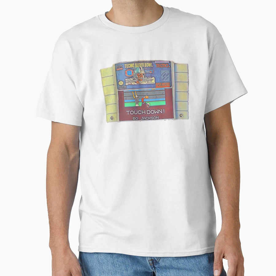 Tecmo Bowl Fan Art T-Shirt - Trendy Graphic for Adults - T-Shirt, Sweatshirt, Hoodie