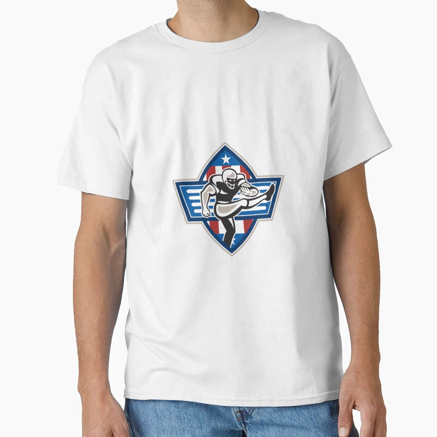 American Football Placekicker T-Shirt - Trendy Graphic for Adults - T-Shirt, Sweatshirt, Hoodie