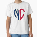 North Carolina State Abbreviation T-Shirt - Minimalist Print for Adults - T-Shirt, Sweatshirt, Hoodie