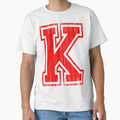 Big Red Letter K T-Shirt - Novelty Apparel Unisex - T-Shirt, Sweatshirt, Hoodie