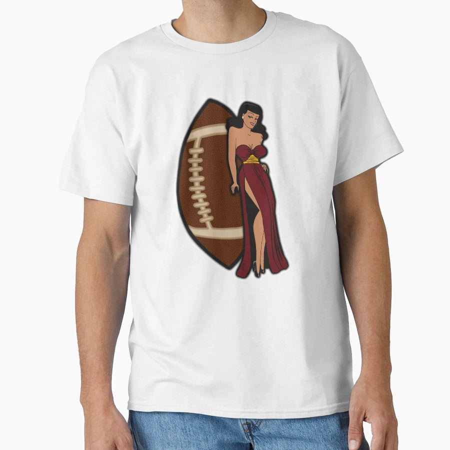 D C Football Babe T-Shirt - Streetwear Style Unisex - T-Shirt, Sweatshirt, Hoodie