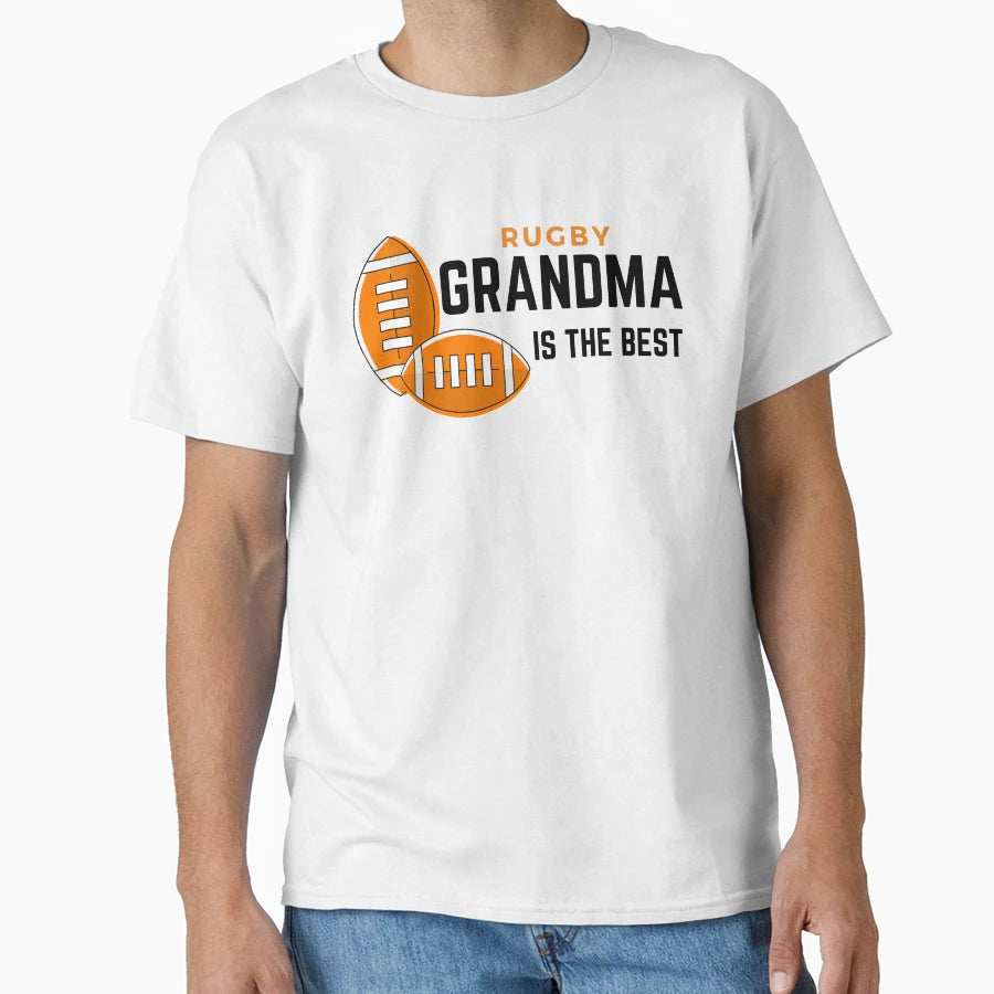 Rugby Grandma Is Best Gift Family T-Shirt - Unique Graphic for Adults - T-Shirt, Sweatshirt, Hoodie