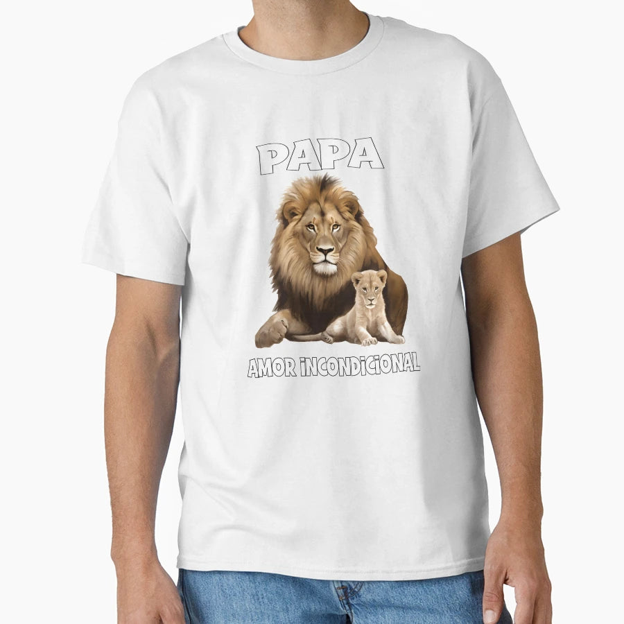 Papi Leon Unconditional T-Shirt - Graphic Print Unisex - T-Shirt, Sweatshirt, Hoodie