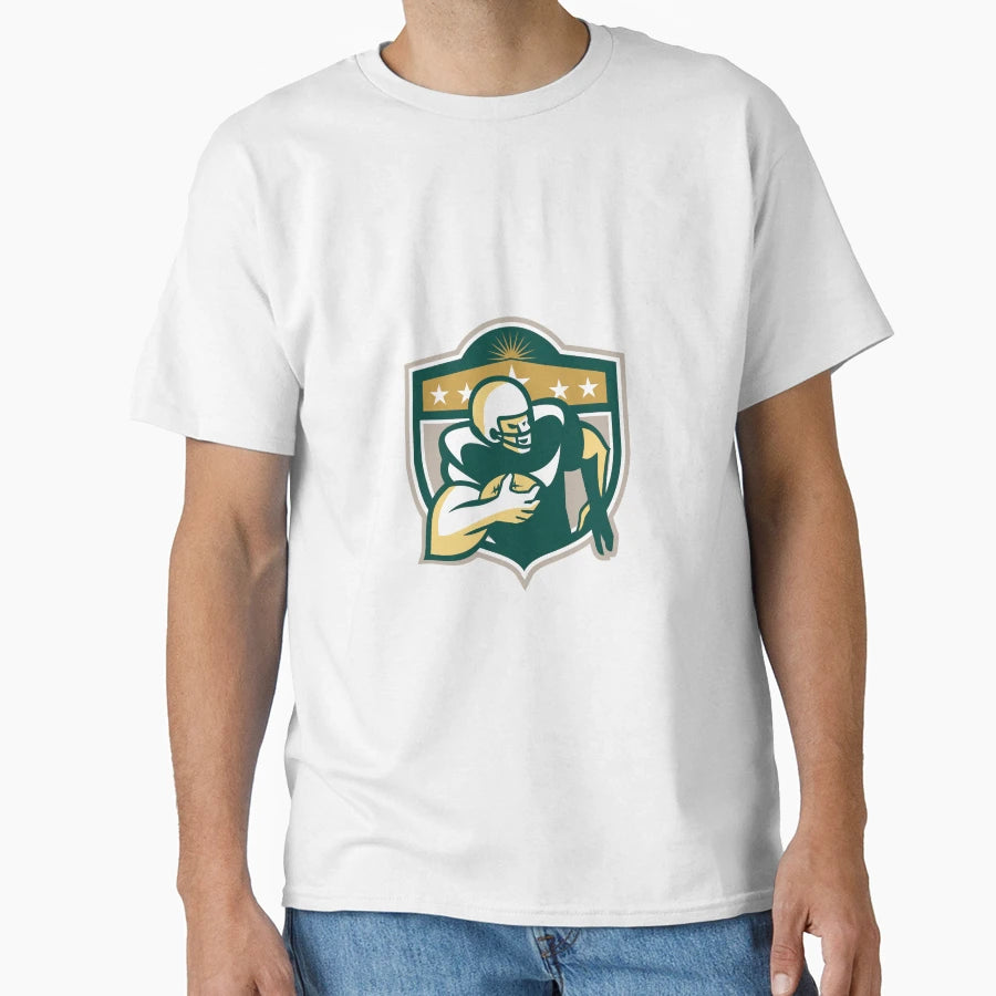 American Gridiron Wide Receiver Running T-Shirt - Trendy Graphic for Adults - T-Shirt, Sweatshirt, Hoodie
