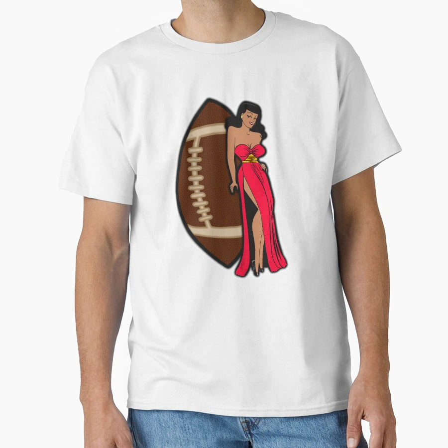 Kansas City Football Babe T-Shirt - Novelty Apparel Men Women - T-Shirt, Sweatshirt, Hoodie
