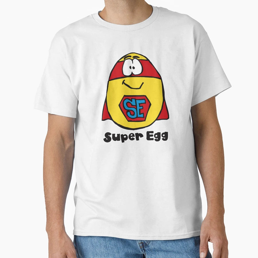 Super Egg Egg Superhero T-Shirt - Fun Novelty Design for Adults - T-Shirt, Sweatshirt, Hoodie
