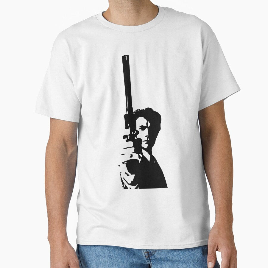 Clint Eastwood as Dirty Harry Cult Movie by koovox - Adult & Kids T-Shirts, Sweatshirts & Hoodies apparel design preview 1