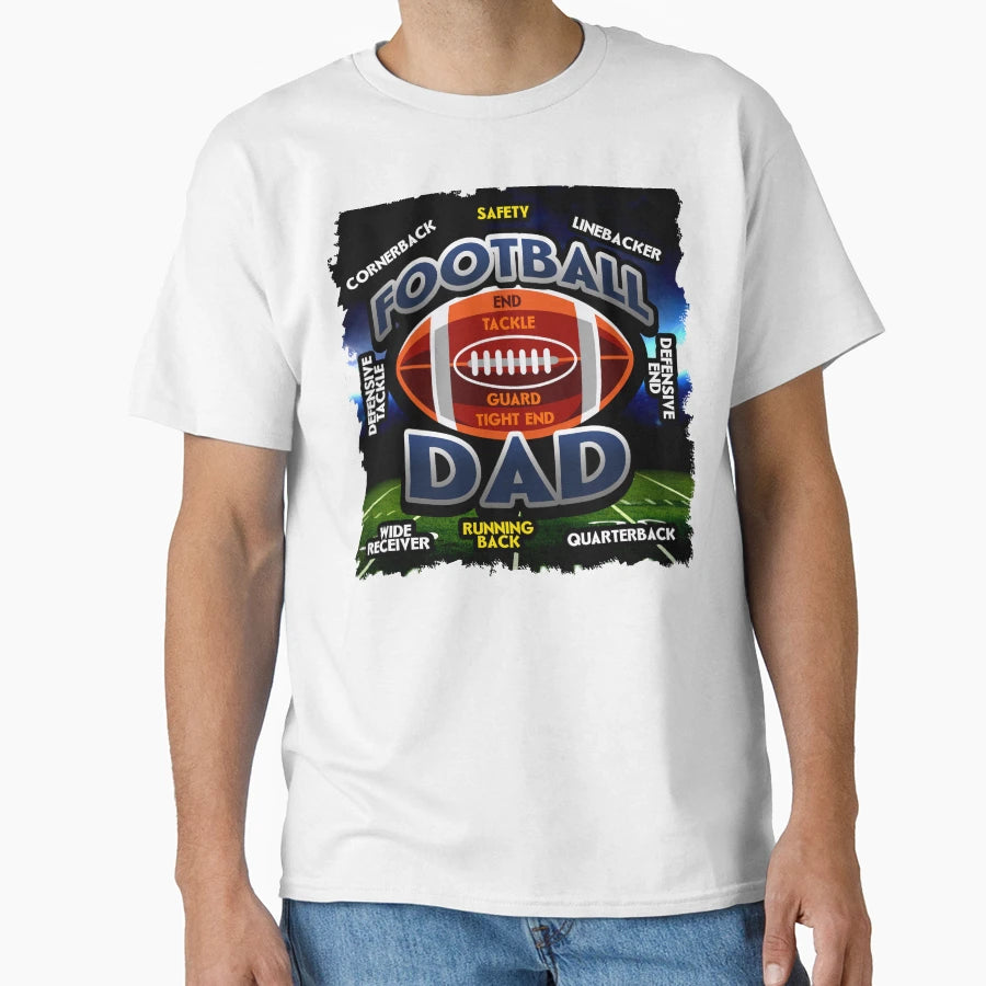 American Football Playing Positions T-Shirt - Custom Art Print Men Women - T-Shirt, Sweatshirt, Hoodie