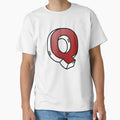 Letter Q T-Shirt - Casual Everyday Wear Unisex - T-Shirt, Sweatshirt, Hoodie