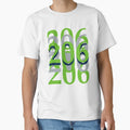 Seattle Area Code 206 Seahawks T-Shirt - Casual Everyday Wear for Adults - T-Shirt, Sweatshirt, Hoodie