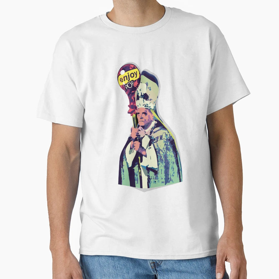 Enjoy Pope Pop Cherry Zest T-Shirt - Fun Novelty Design Unisex - T-Shirt, Sweatshirt, Hoodie