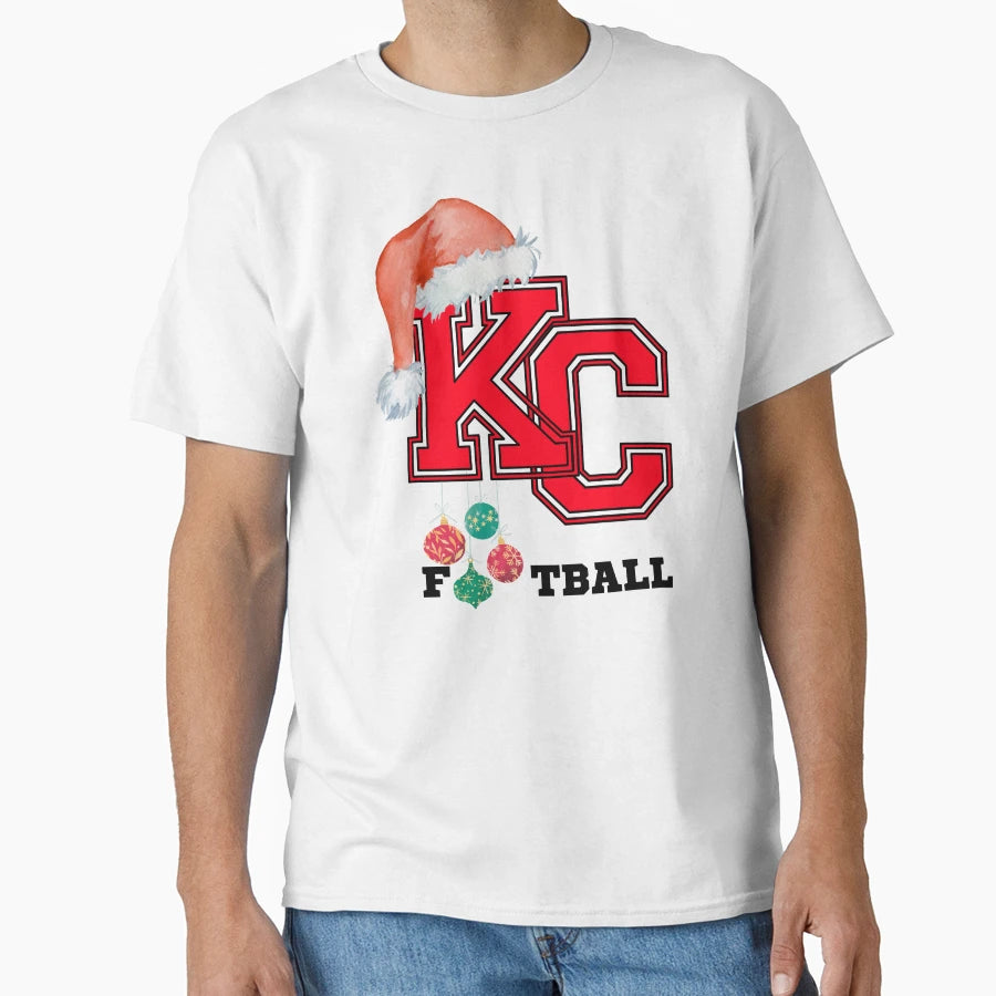 Kansas City Football T-Shirt - Custom Art Print Unisex - T-Shirt, Sweatshirt, Hoodie