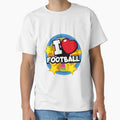 I Love Football Pop T-Shirt - Graphic Print Men Women - T-Shirt, Sweatshirt, Hoodie