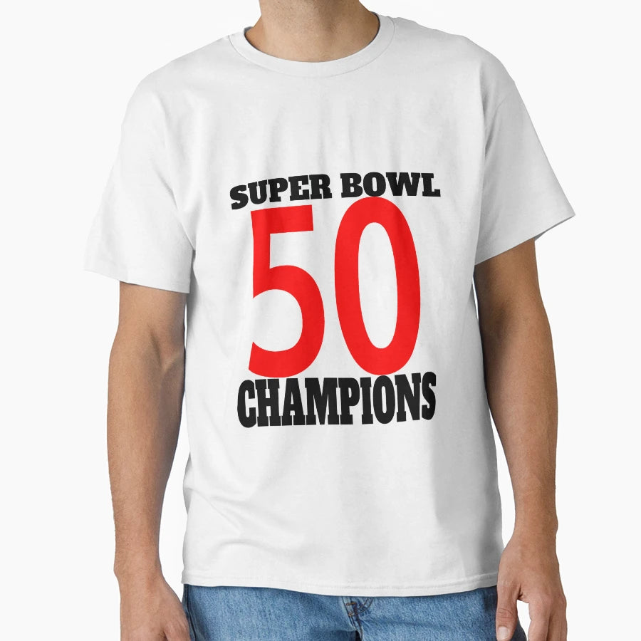 Super Bowl 50 T-Shirt - Trendy Graphic for Adults - T-Shirt, Sweatshirt, Hoodie