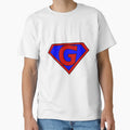 Hero Heroine Superhero Initials G T-Shirt - Aesthetic Graphic Unisex - T-Shirt, Sweatshirt, Hoodie