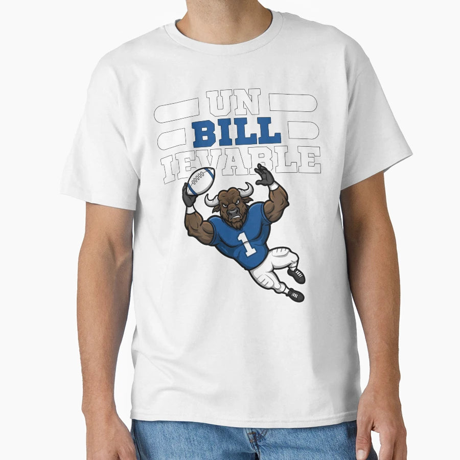 Un Bill Ievable Buffalos Football Gift T-Shirt - Trendy Graphic for Adults - T-Shirt, Sweatshirt, Hoodie