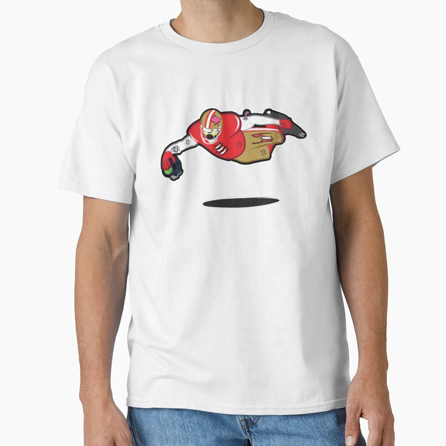 Zombie Football Player San T-Shirt - Casual Everyday Wear for Adults - T-Shirt, Sweatshirt, Hoodie