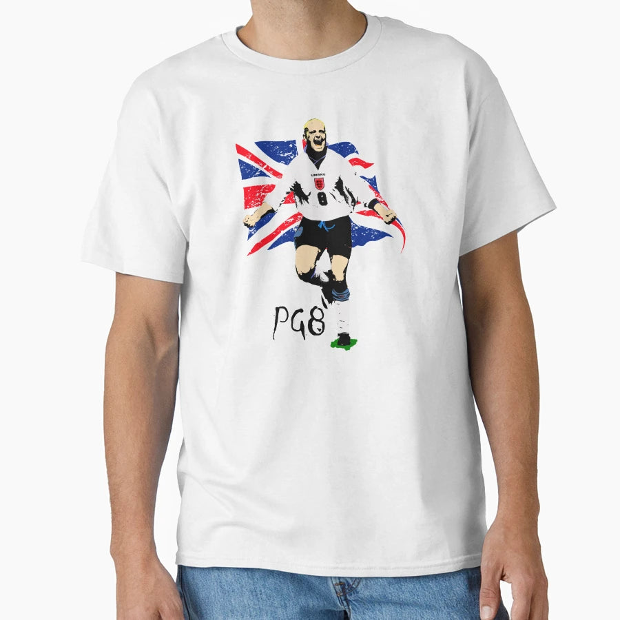 Gazza T-Shirt - Custom Art Print Men Women - T-Shirt, Sweatshirt, Hoodie