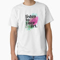 Listen To Your Heart by Art Coffee - Adult & Kids T-Shirts, Sweatshirts & Hoodies apparel design preview 1