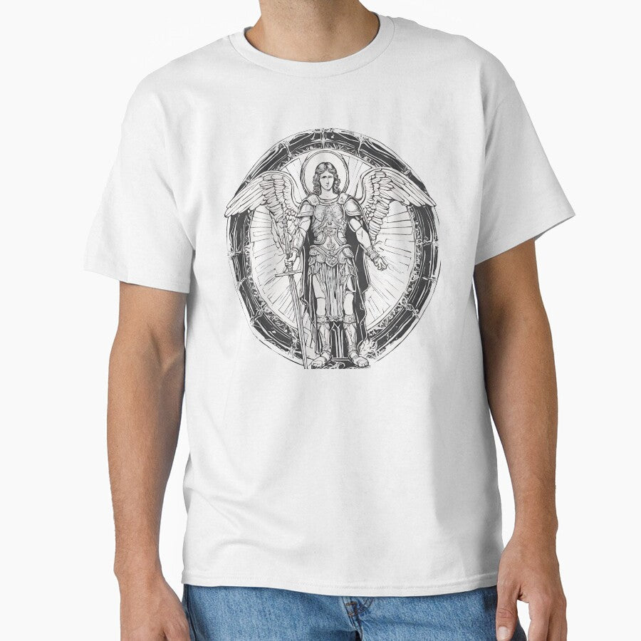 Archangel Michael by ImageWearz - Adult & Kids T-Shirts, Sweatshirts & Hoodies apparel design preview 1