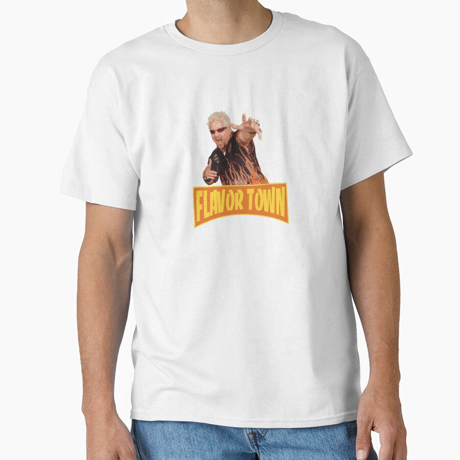 FLAVOR TOWN USA GUY FlERl by SheebsCO - Adult & Kids T-Shirts, Sweatshirts & Hoodies apparel design preview 1