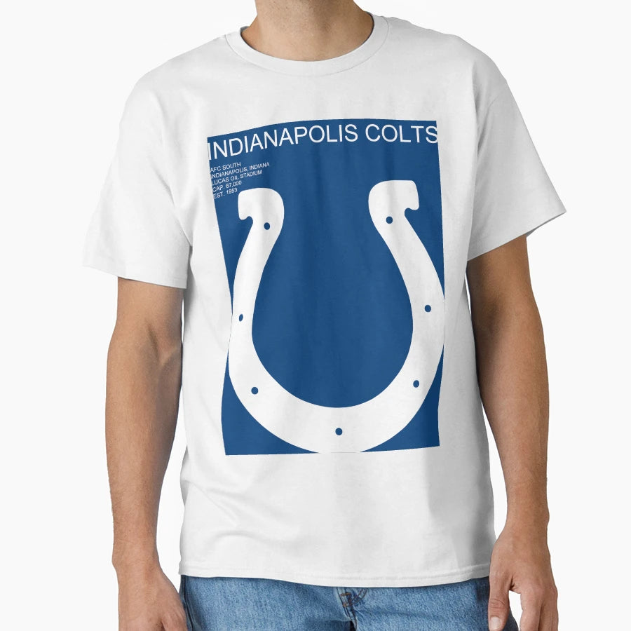 Colts Geometric Minimal T-Shirt - Streetwear Style Men Women - T-Shirt, Sweatshirt, Hoodie