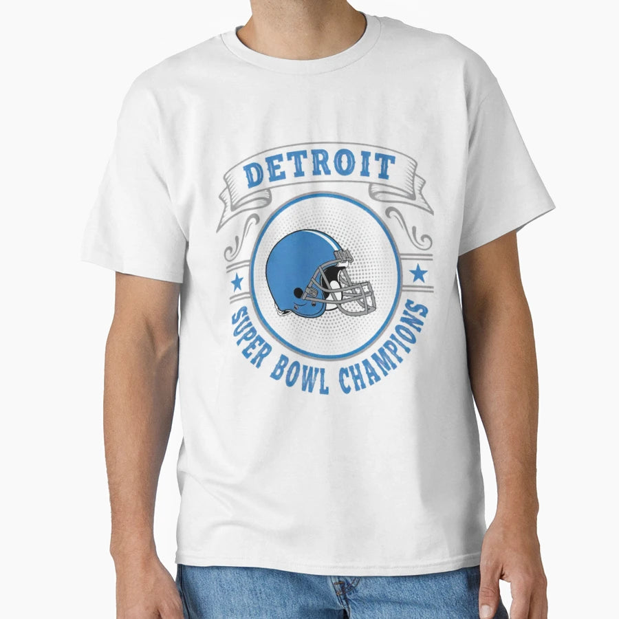 Football Detroit Lions T-Shirt - Casual Everyday Wear Men Women - T-Shirt, Sweatshirt, Hoodie