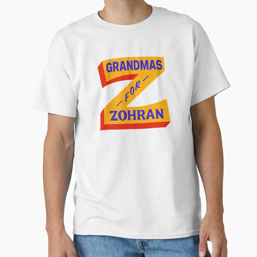 Grandmas Zohran T-Shirt - Streetwear Style for Adults - T-Shirt, Sweatshirt, Hoodie
