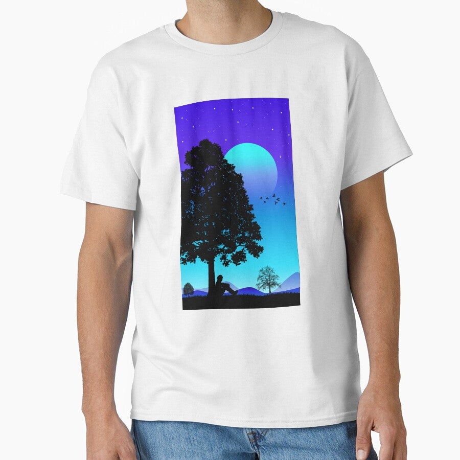 Lonely Boy Illustrator Artwork by RK-Artist - Adult & Kids T-Shirts, Sweatshirts & Hoodies apparel design preview 1