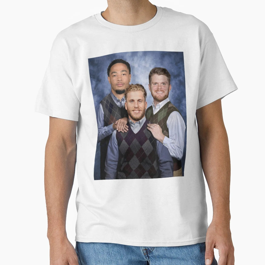 Sam Darnold Jaxon Smith Njigba Cooper Kupp T-Shirt - Trendy Graphic Unisex - T-Shirt, Sweatshirt, Hoodie