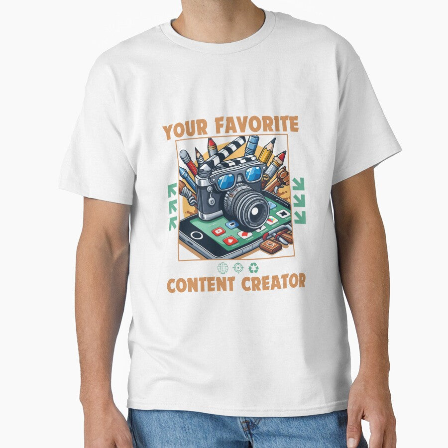 Your favorite content creator by Peerless-Prime - Adult & Kids T-Shirts, Sweatshirts & Hoodies apparel design preview 1