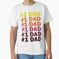 1 Dad Fathers Day T-Shirt - Novelty Apparel Men Women - T-Shirt, Sweatshirt, Hoodie