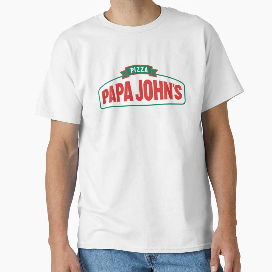 Papa Johnx27S Pizza Fast Food T-Shirt - Unique Graphic for Adults - T-Shirt, Sweatshirt, Hoodie