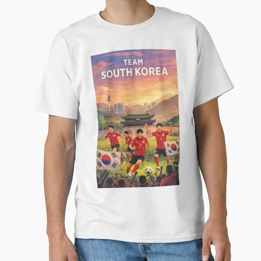 South Korea Taegeuk Warriors Fifa World T-Shirt - Trendy Graphic Unisex - T-Shirt, Sweatshirt, Hoodie