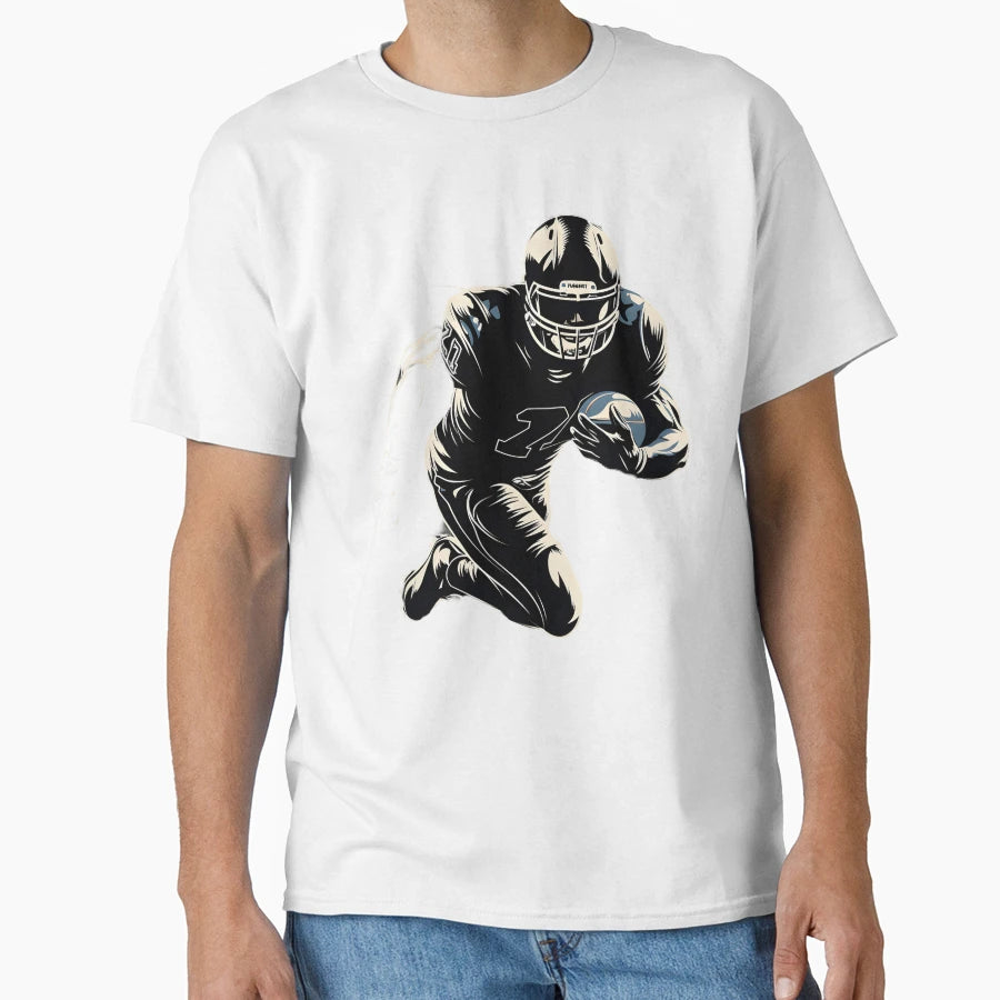 American Football Black Stripes No 7 T-Shirt - Unique Graphic Men Women - T-Shirt, Sweatshirt, Hoodie