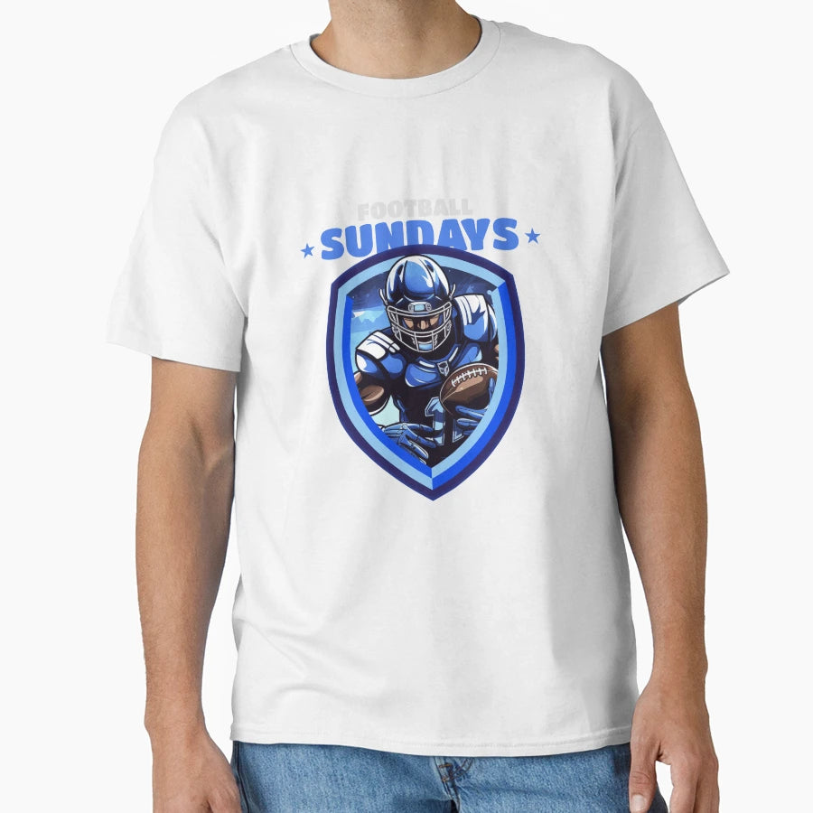 Football Sundays T-Shirt - Aesthetic Graphic for Adults - T-Shirt, Sweatshirt, Hoodie
