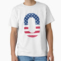 Letter O Capital Alphabet American T-Shirt - Casual Everyday Wear Unisex - T-Shirt, Sweatshirt, Hoodie