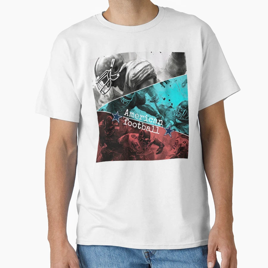 American Football T-Shirt - Novelty Apparel Unisex - T-Shirt, Sweatshirt, Hoodie