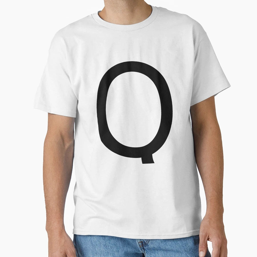 Q Alphabet T-Shirt - Casual Everyday Wear for Adults - T-Shirt, Sweatshirt, Hoodie