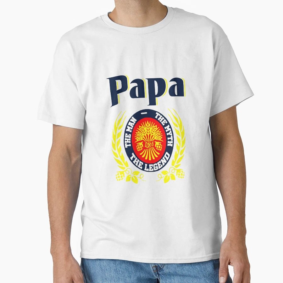 Papa Best Father Logo T-Shirt - Streetwear Style Unisex - T-Shirt, Sweatshirt, Hoodie