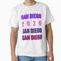 San Diego 2026 Layered Typography T-Shirt - Aesthetic Graphic Unisex - T-Shirt, Sweatshirt, Hoodie