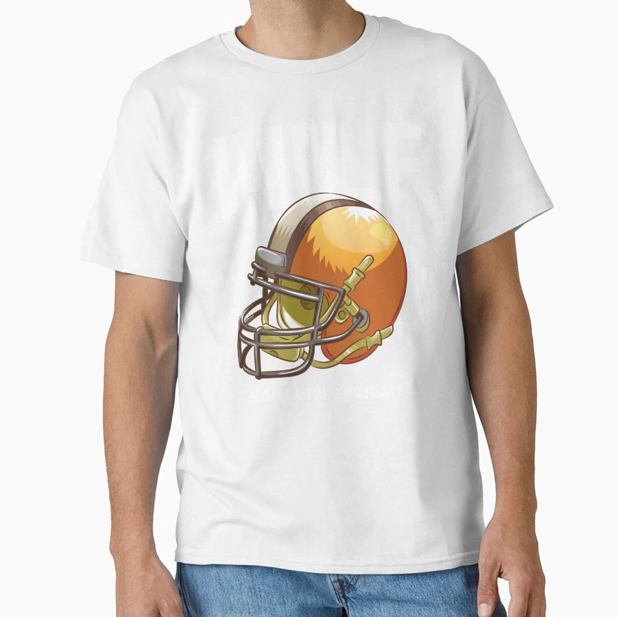 Milf I Love Football Funny Milf T-Shirt - Custom Art Print Unisex - T-Shirt, Sweatshirt, Hoodie