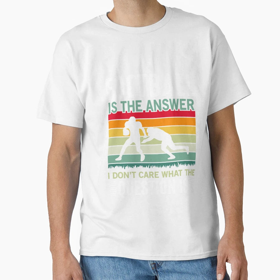 Football Lover American Football T-Shirt - Casual Everyday Wear for Adults - T-Shirt, Sweatshirt, Hoodie