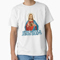 Who Would Jesus Draft Funny Fantasy T-Shirt - Graphic Print Men Women - T-Shirt, Sweatshirt, Hoodie