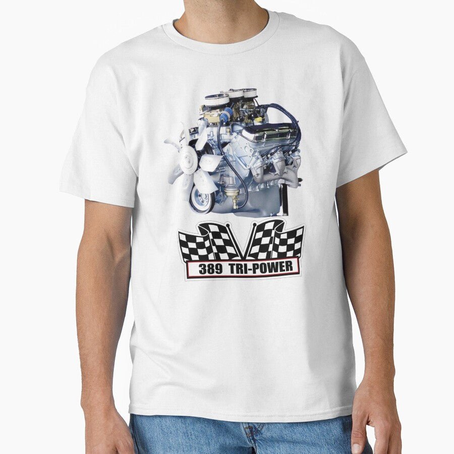 389 PONTIAC TRI-POWER by RBOJCK - Adult & Kids T-Shirts, Sweatshirts & Hoodies apparel design preview 1
