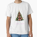 Football Mom Decking Halls And Cheering T-Shirt - Graphic Print Unisex - T-Shirt, Sweatshirt, Hoodie