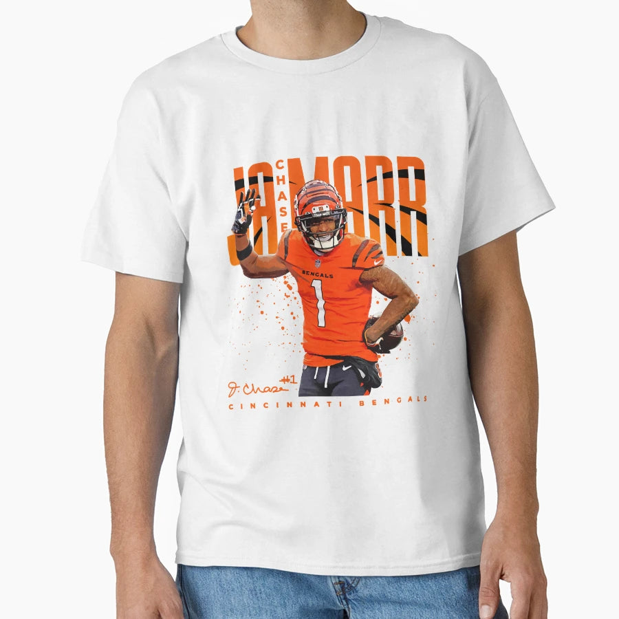 Jamarr Chase T-Shirt - Novelty Apparel for Adults - T-Shirt, Sweatshirt, Hoodie