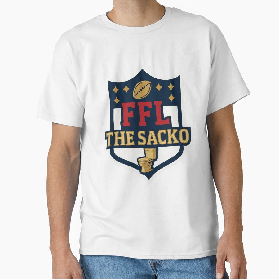 Fantasy Football Sacko Last Place T-Shirt - Aesthetic Graphic for Adults - T-Shirt, Sweatshirt, Hoodie