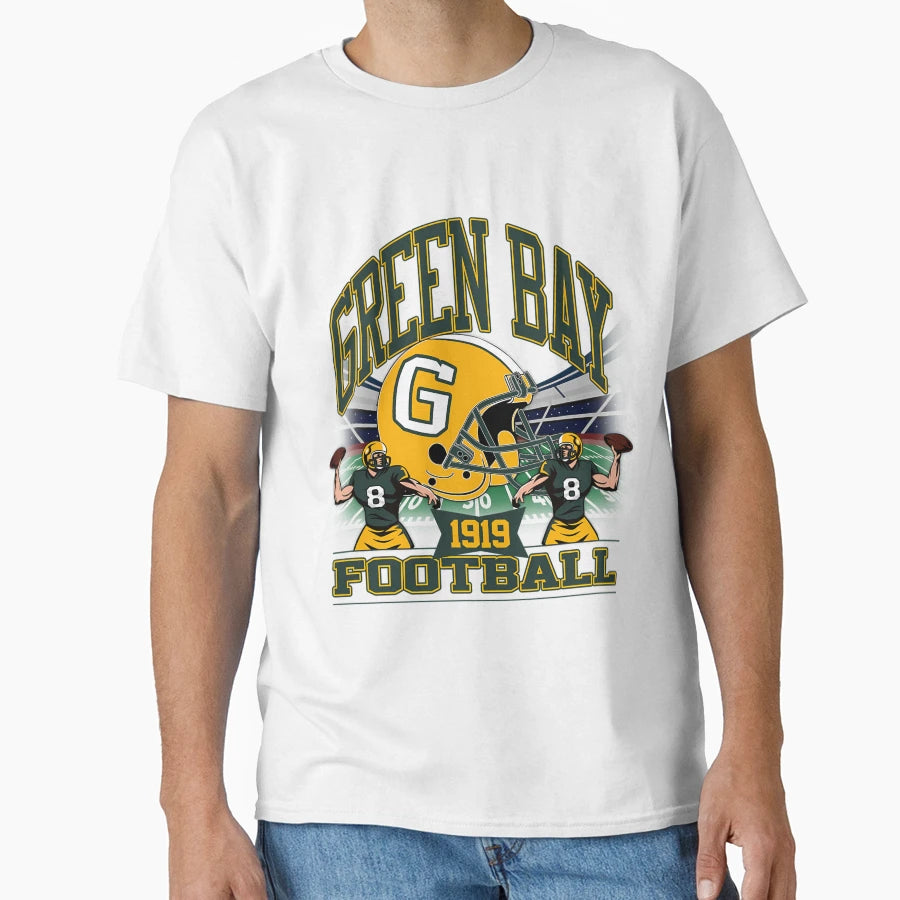 Green Bay Football Gridiron T-Shirt - Casual Everyday Wear for Adults - T-Shirt, Sweatshirt, Hoodie
