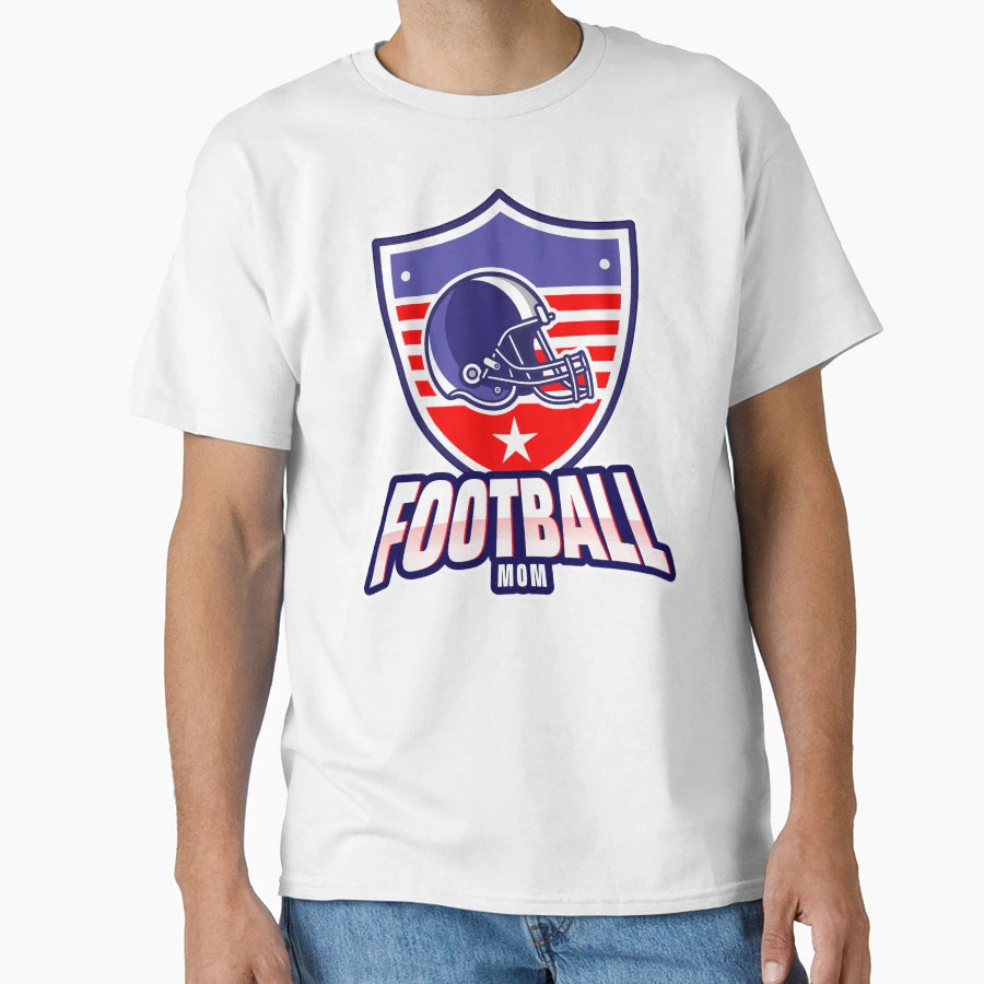 American Football Mom Soccer Team T-Shirt - Trendy Graphic for Adults - T-Shirt, Sweatshirt, Hoodie